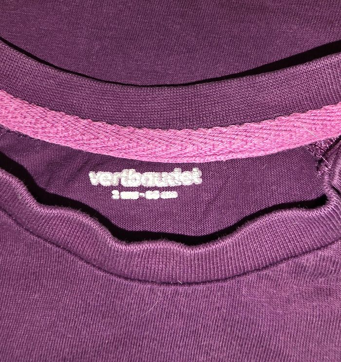 Tee-shirt ML violet 2 ans - photo numéro 3