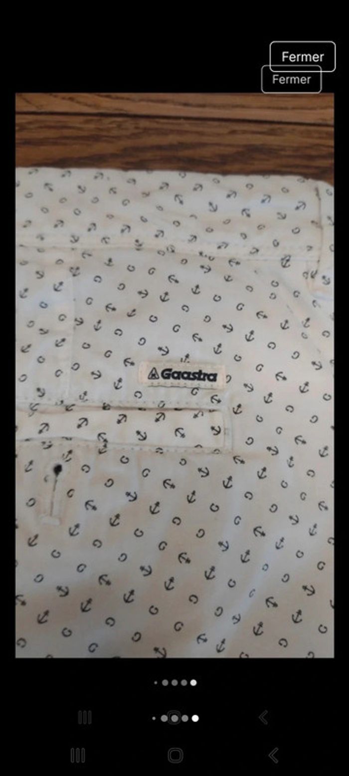 Short homme Gaastra taille 26 (fr 36) 100%coton - photo numéro 20