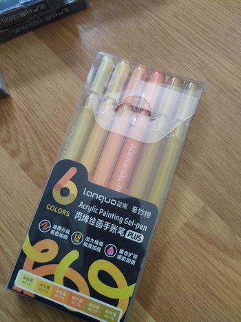 Pack  stylos gel Languo plus  x6