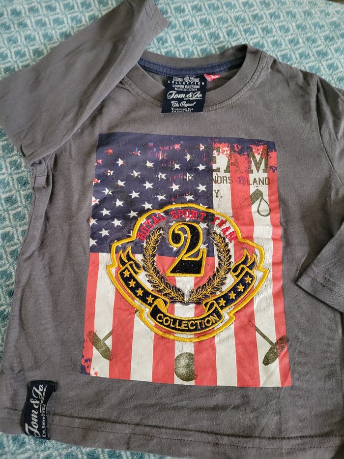 Lot 2 T-shirts manches longues 24mois - photo numéro 5