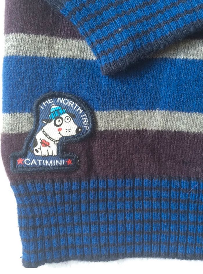 Pull tricot hiver taille 3 ans catimini comme neuf - photo numéro 3