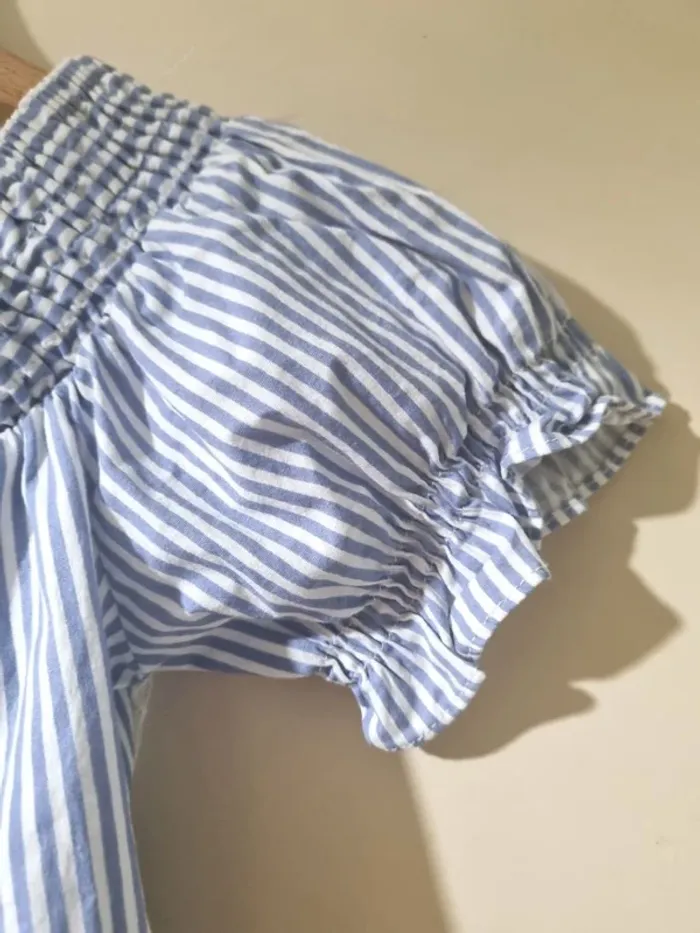 Très joli haut NafNaf noeud devant et tout en dentelles transparentes dans le dos impeccable T XS - photo numéro 8