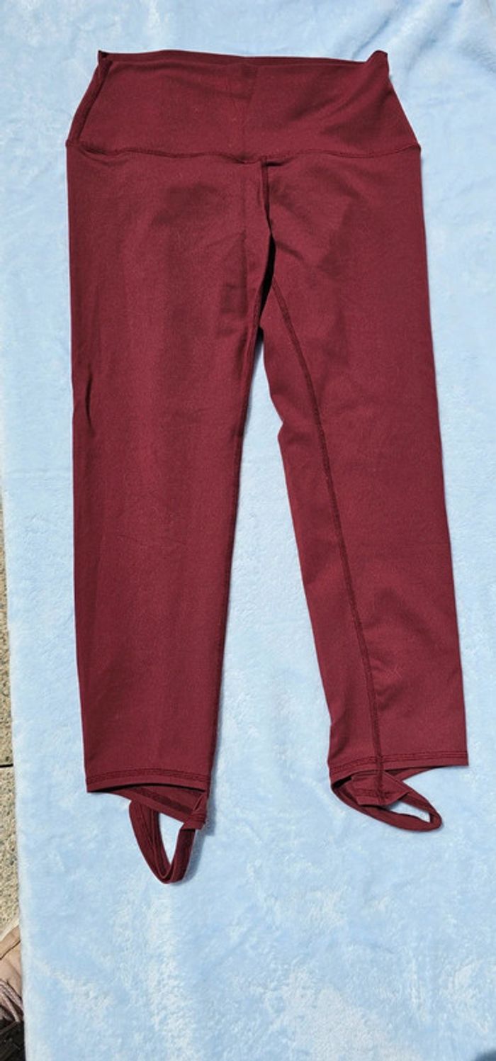 Legging bordeaux Etam taille 38 - photo numéro 2