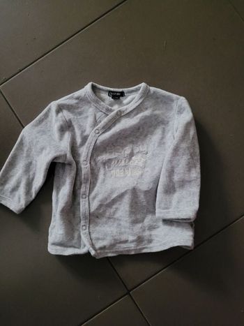 Sweat velours kiabi 9 mois