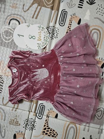 Robe princesse rose 18 mois