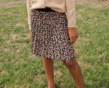 Jupe courte plissée 2 ans