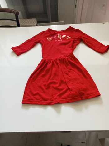 robe mi manche fille