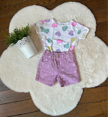 Ensemble short/t-shirt fille 🌸