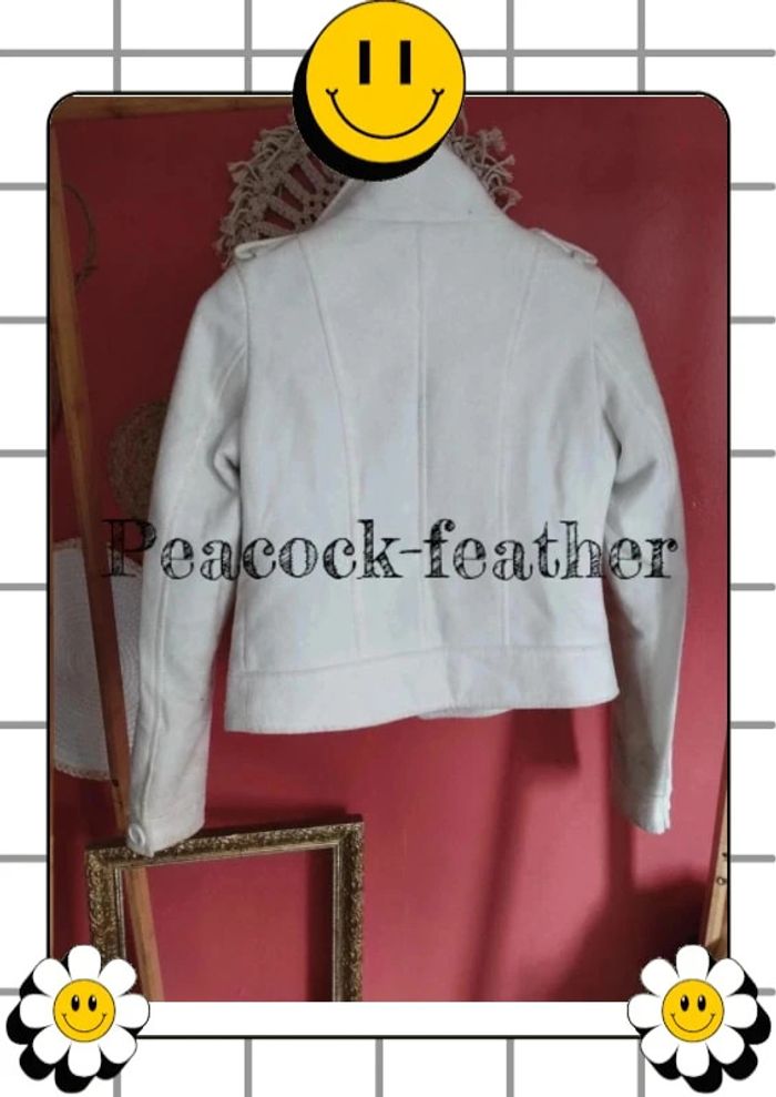 Manteau blanc court Jennyfer S - photo numéro 10