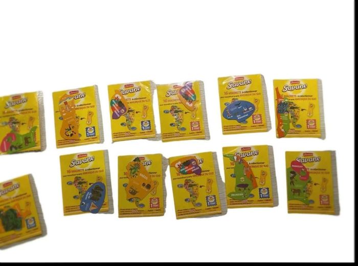 Lot  de  magnet  savane « Amérique  du  sud »