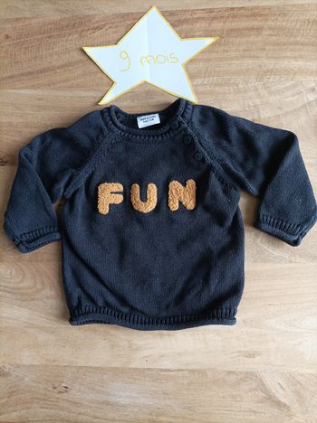 Pull chaud hiver 9 mois