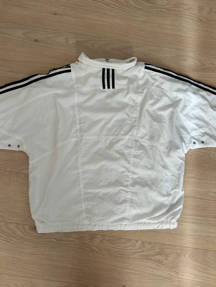 Veste Adidas vintage blanche et noire - Taille 46 (oversize unisexe) - photo numéro 11