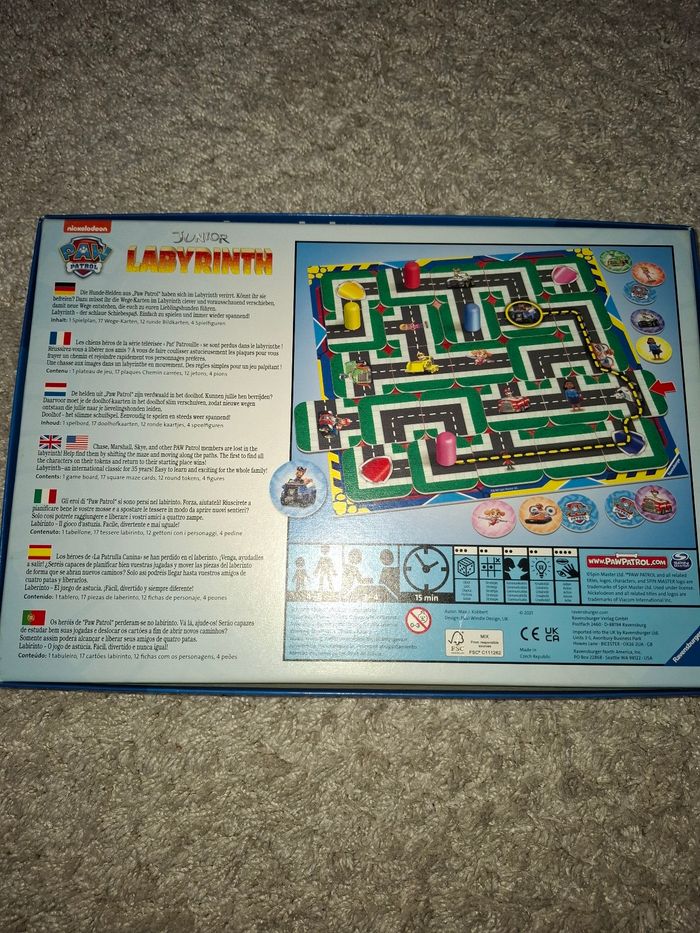 Jeu Labyrinth Junior Paw Patrol - photo numéro 2