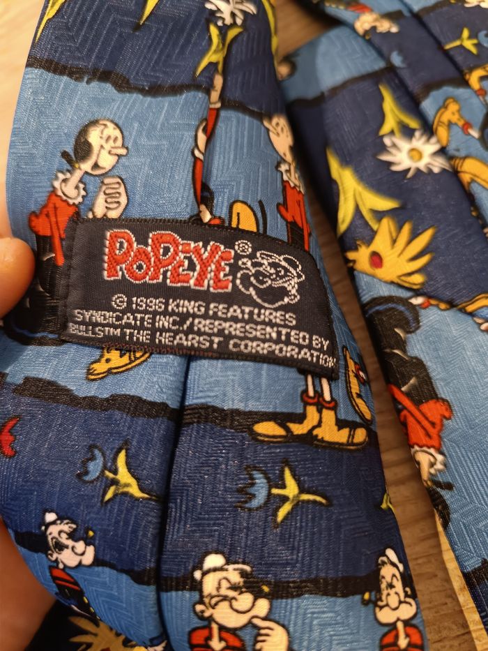 Cravate Popeye vintage King feature 1996 - photo numéro 5