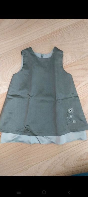 Robe grise 6 mois fête cérémonie