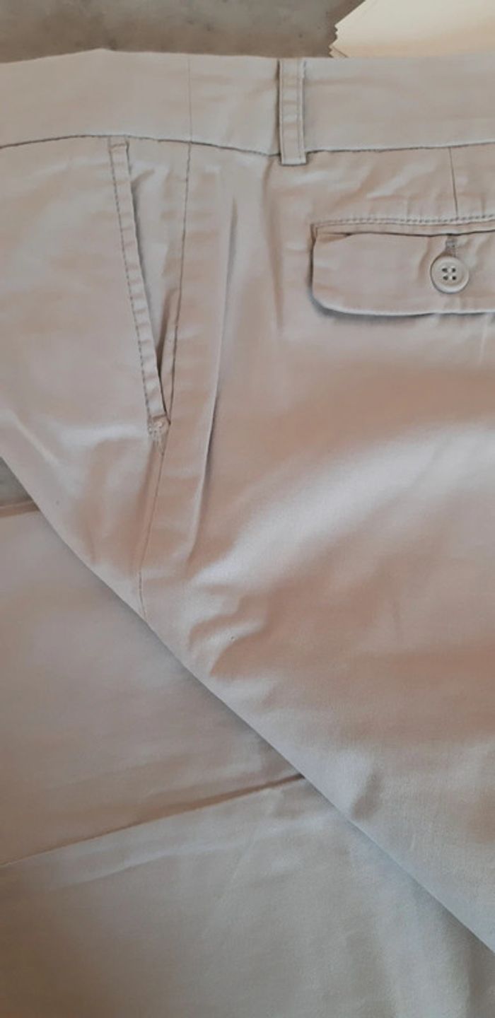 Pantalon bas large gris clair Etam - photo numéro 8