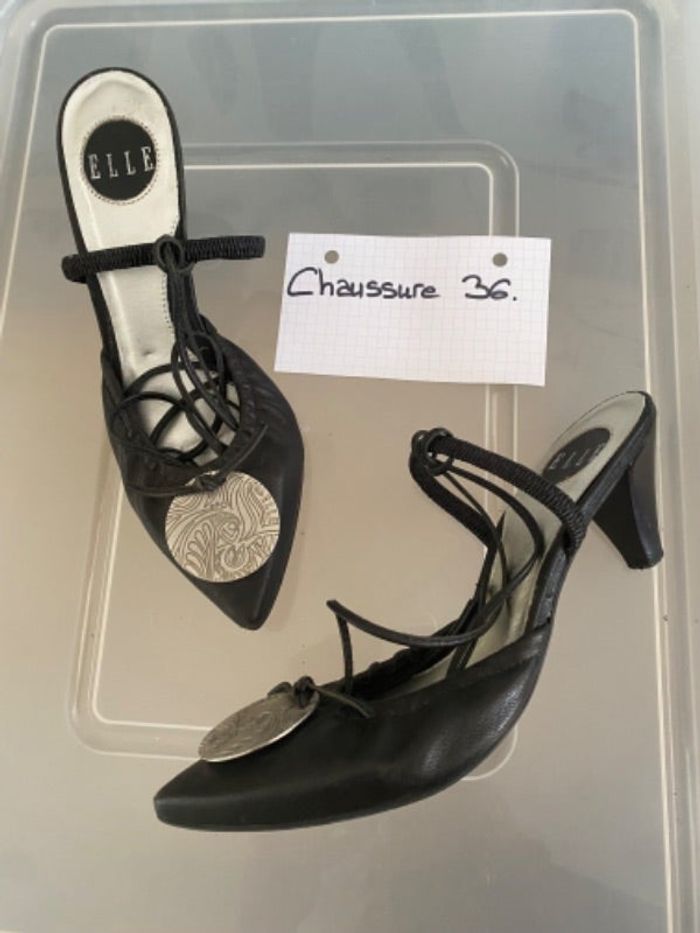 Chaussure sandale à talon 36