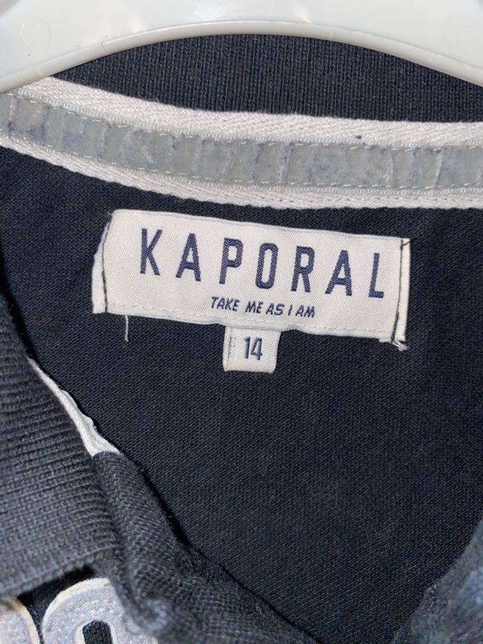 Tee-shirts manches longues kaporal 14 ans bleu marine - photo numéro 2