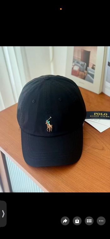 Casquette noir Polo Ralph Lauren 
