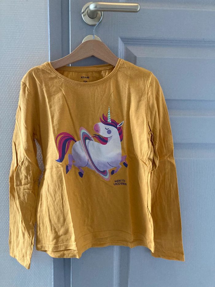 TEE shirt manches longues kiabi 10 ans - photo numéro 2