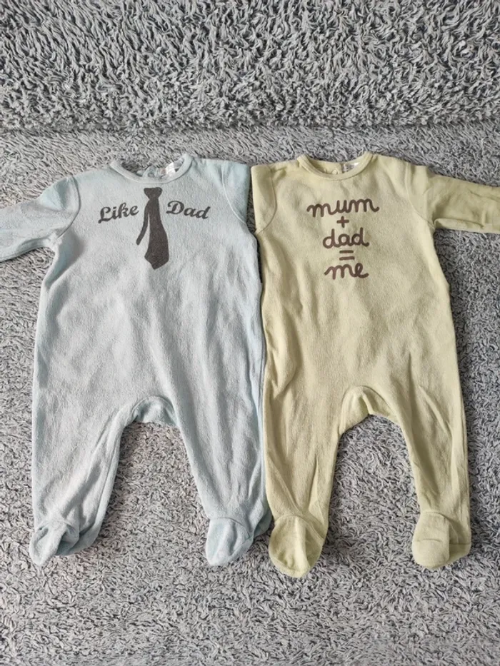Lot pyjamas garçon 6 mois - photo numéro 4