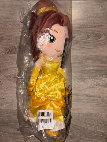 Peluche poupée belle et la bête