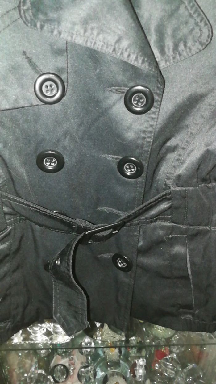 Superbe imperméable noir - photo numéro 3