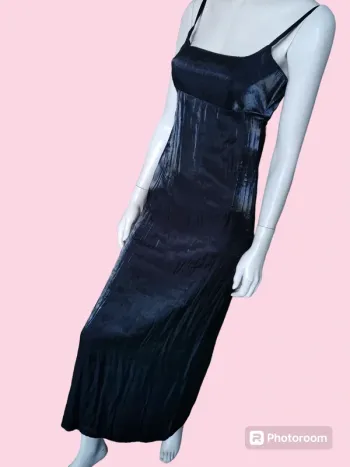 Robe dress soirée longue chic brillante glamour