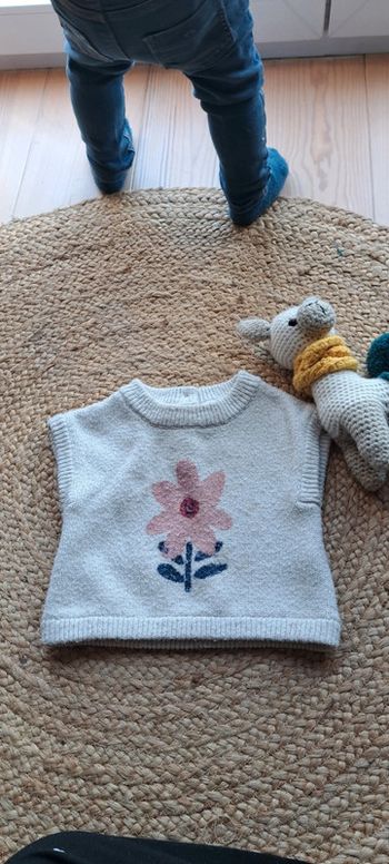 Pull sans manches 18 mois