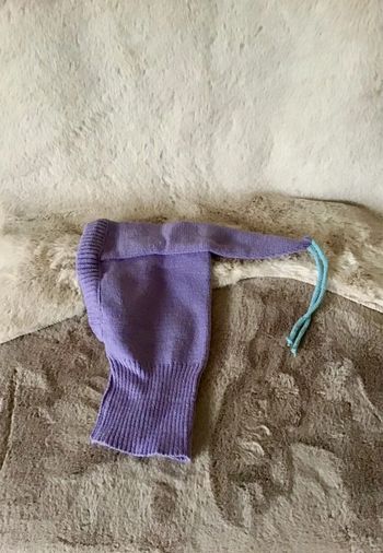 Cagoule couleur lilas taille 12 mois marque Kiabi (123)