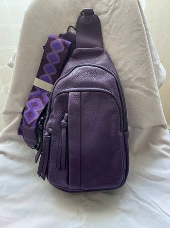 Sac a bandoulière violet 