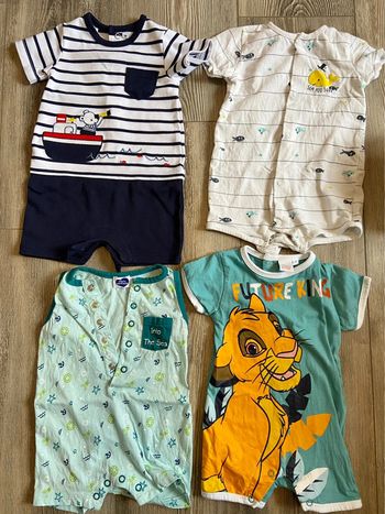 Lot barboteuses 3 mois