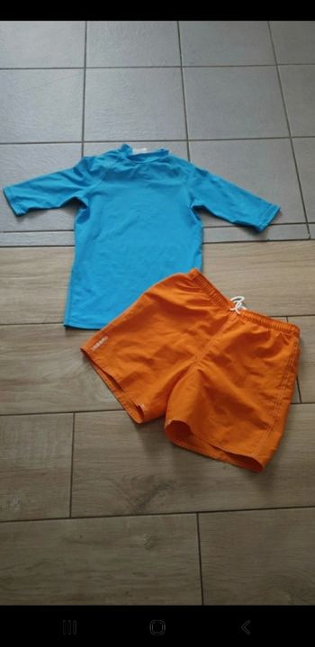 Ensemble plage protection UV 12 ans