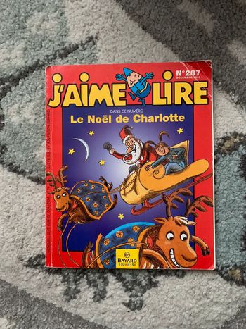 J’aime lire le noel de charlotte