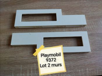 Playmobil 9372 lot 2 murs