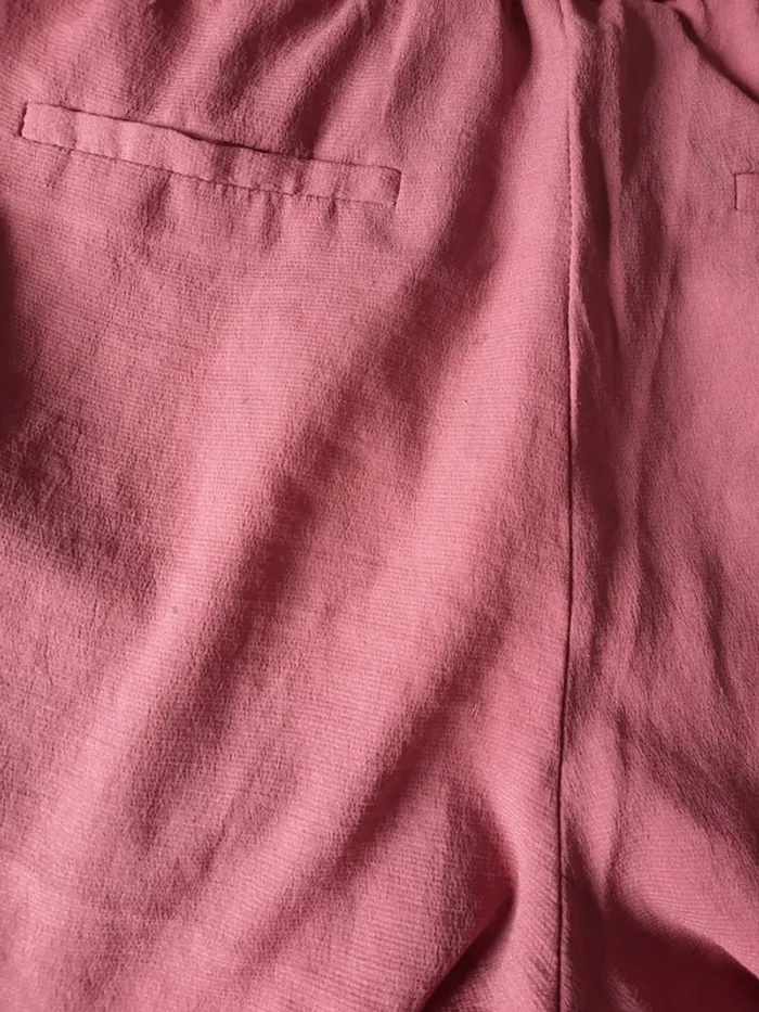 Pantalon fluide fuschia - photo numéro 3