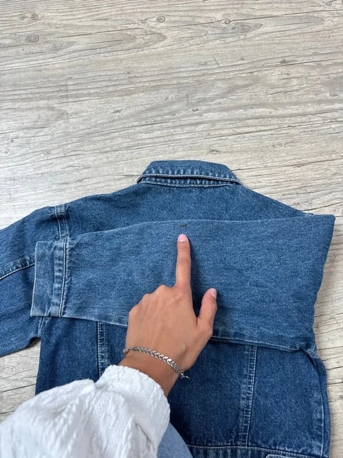 Veste courte en jeans 8ans TBE - photo numéro 6