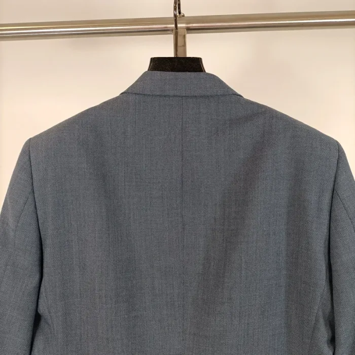 Veste de costume bleue coupe regular Griffe Noire - Taille 50 A476 - photo numéro 10
