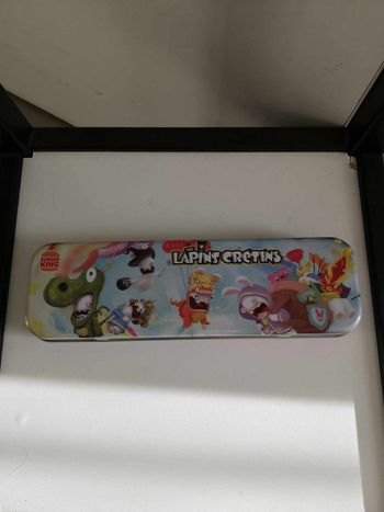 Trousse (plumier) + étiquettes The lapins crétins 2/4 Burger King