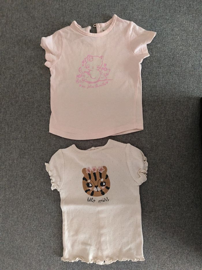 Lot de deux tee-shirts