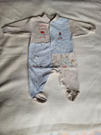 pyjama velours influx 3 mois