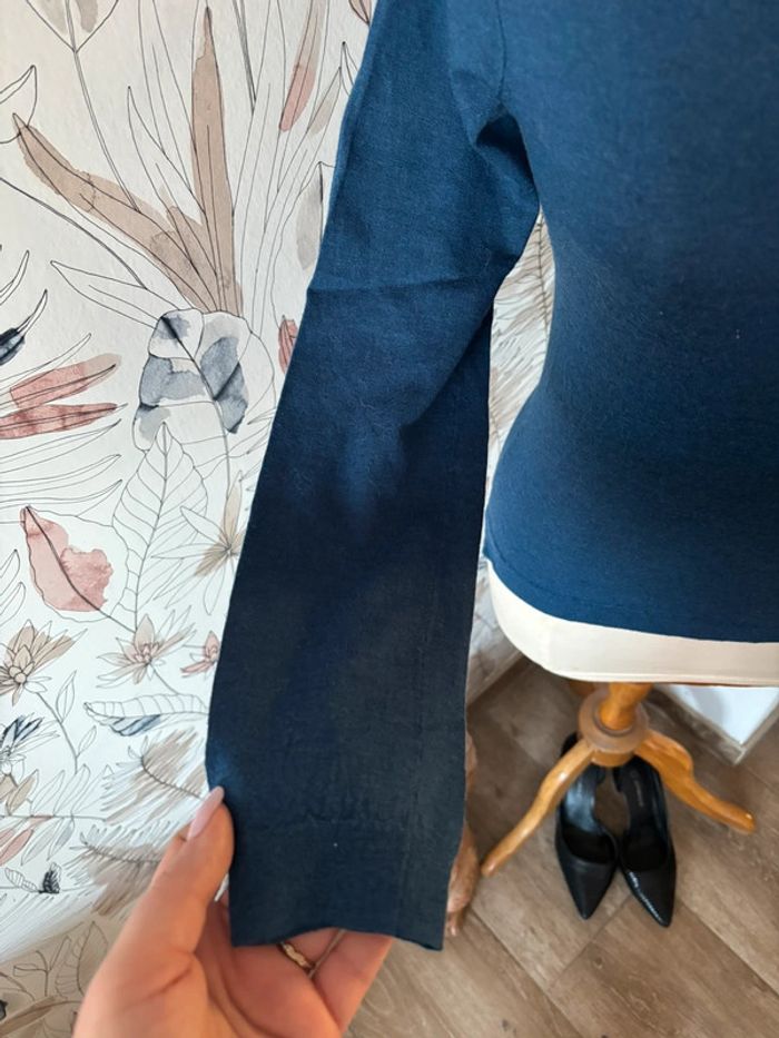 💙Pull laine mérinos - Zadig & Voltaire - bleu électrique - M - photo numéro 5