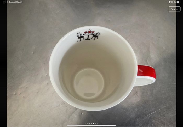 Mug au bistrot porcelaine efya - photo numéro 5