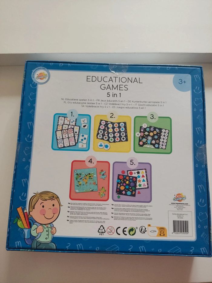 Jeux d'apprentissage 5 en 1 - photo numéro 2