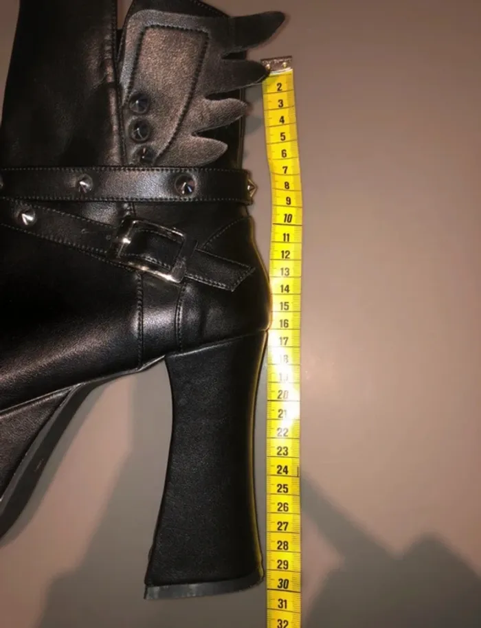 Bottes à talons plate-forme gothique – Devil Knight – T 38 - photo numéro 7