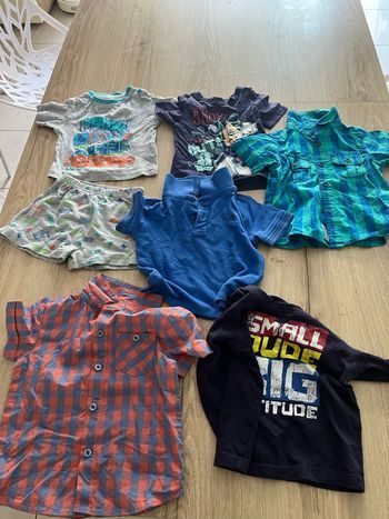 Lot de 7 vêtements primark garçon 12- 18 mois et 18-24 mois en très bon état