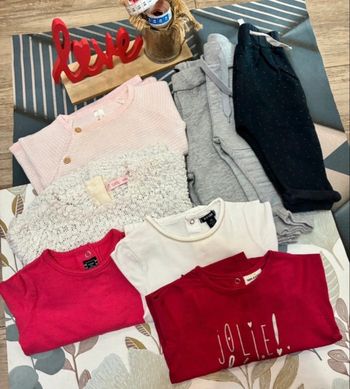 Lot de 8 vêtements bébé - 6 mois 