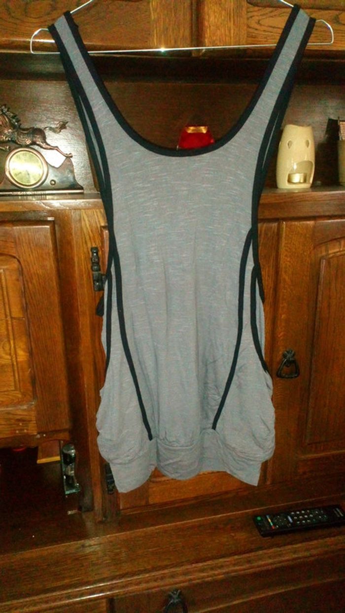 Débardeur femme gris taille S - photo numéro 2