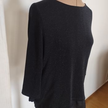 Haut Noir 2en1 Femme M Promod