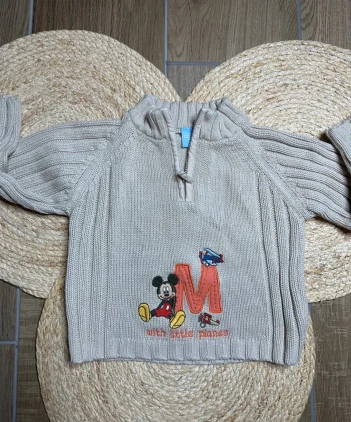 Pull épais Mickey – 3 ans - photo numéro 2